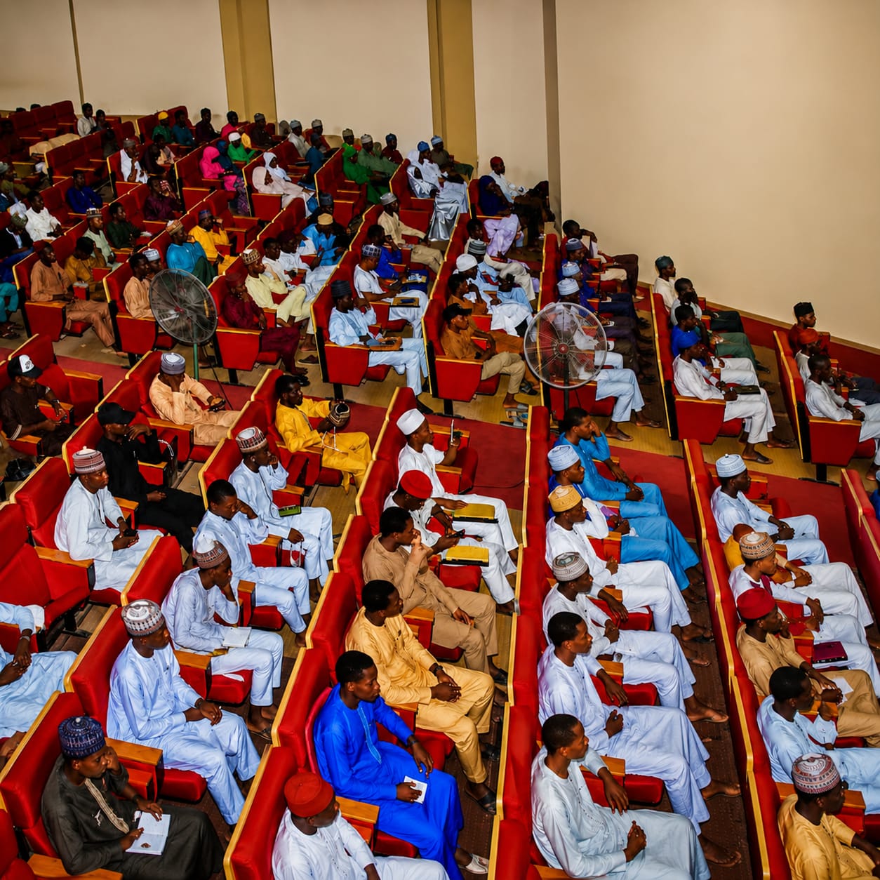 Career Launchpad attendees on the UDUS campus